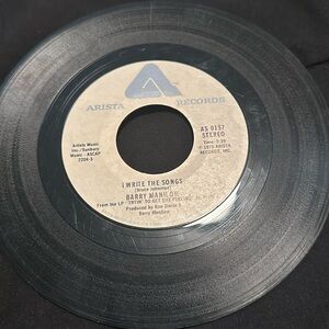 Vintage 45 record Barry Manilow